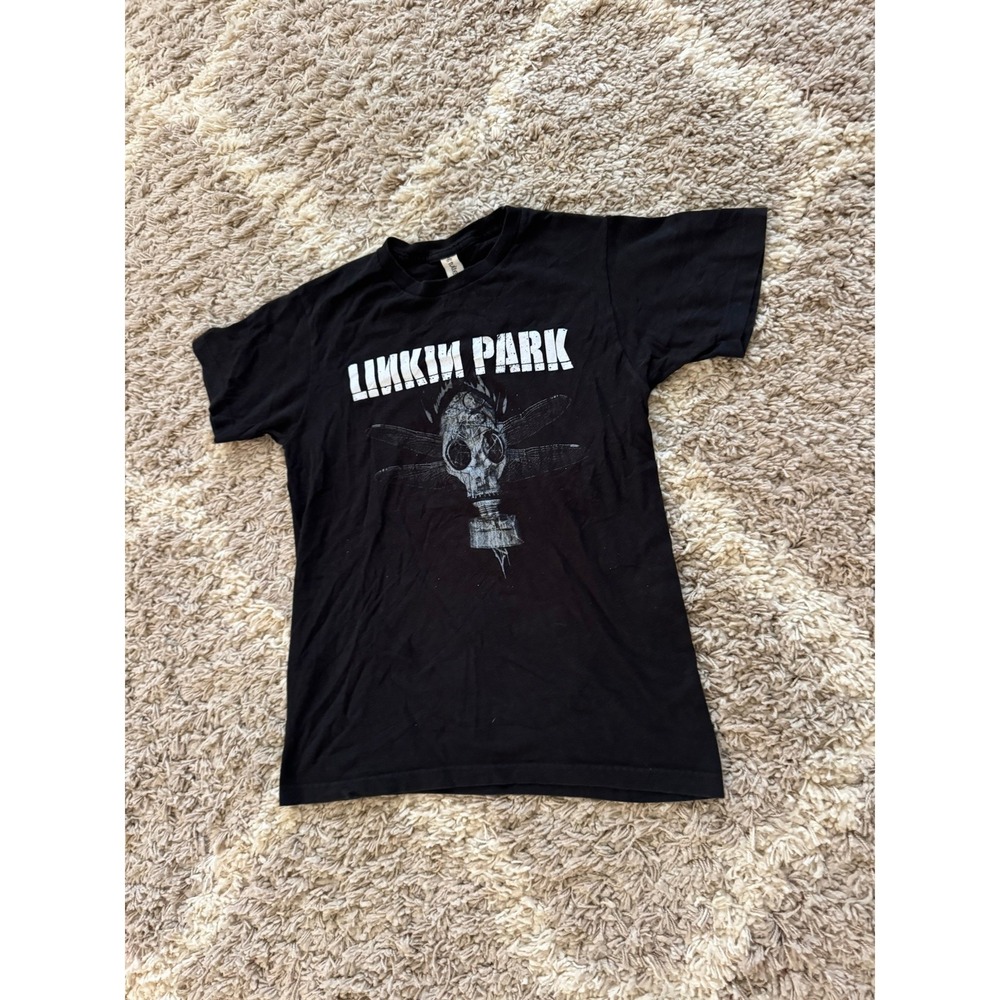 Linkin Park Hybrid Theory Dragonfly Graphic T-Shirt Black Tultex Small Mens S